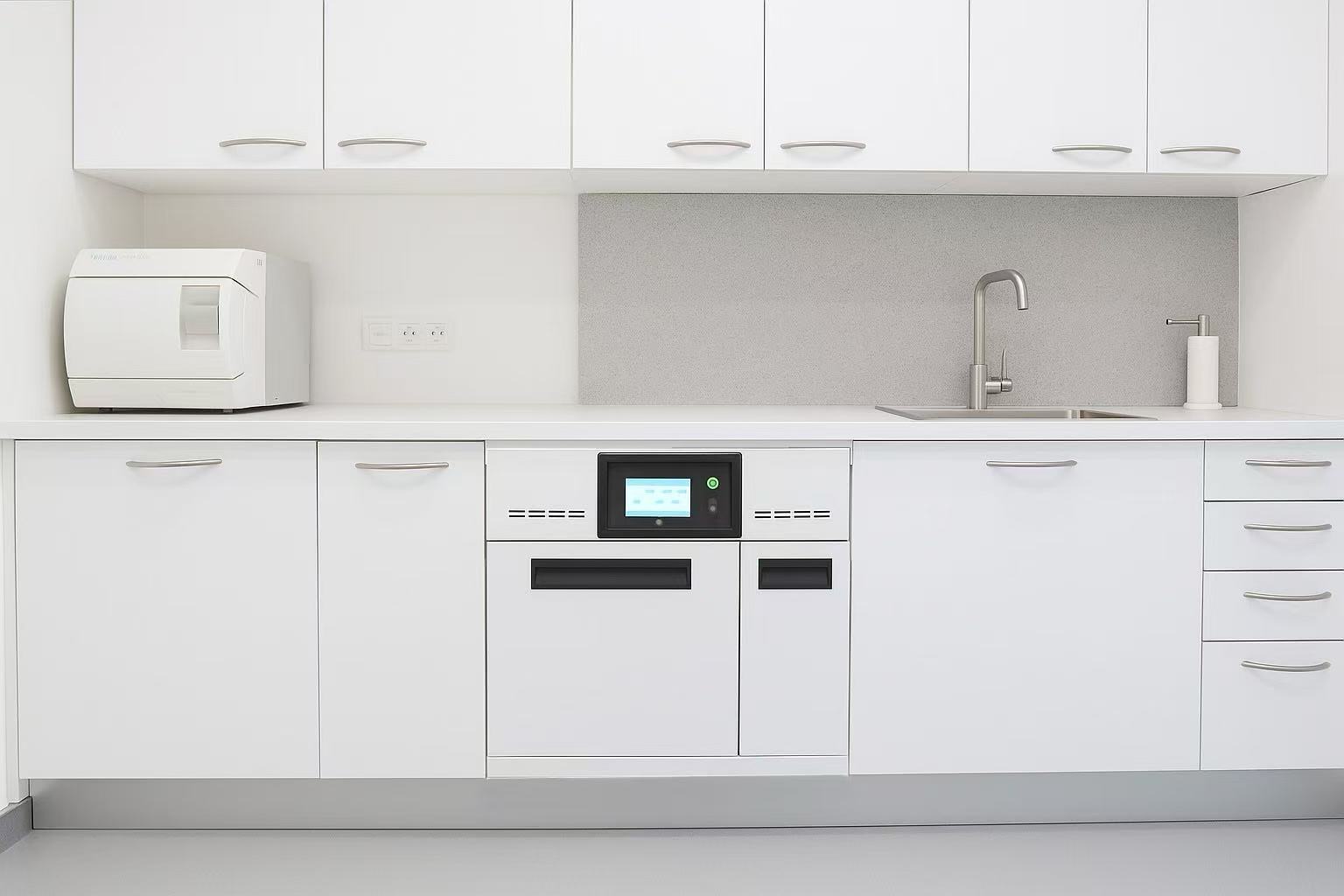 AutoClean Drawer built-in medical ultrasonic cleaning system